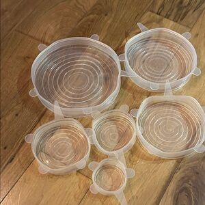 Silicone Stretch Lids - Set of 6